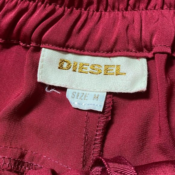 Diesel Women Red Trousers Pants - Picture 2 of 2